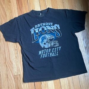Detroit Lions Black Short Sleeve Tee
